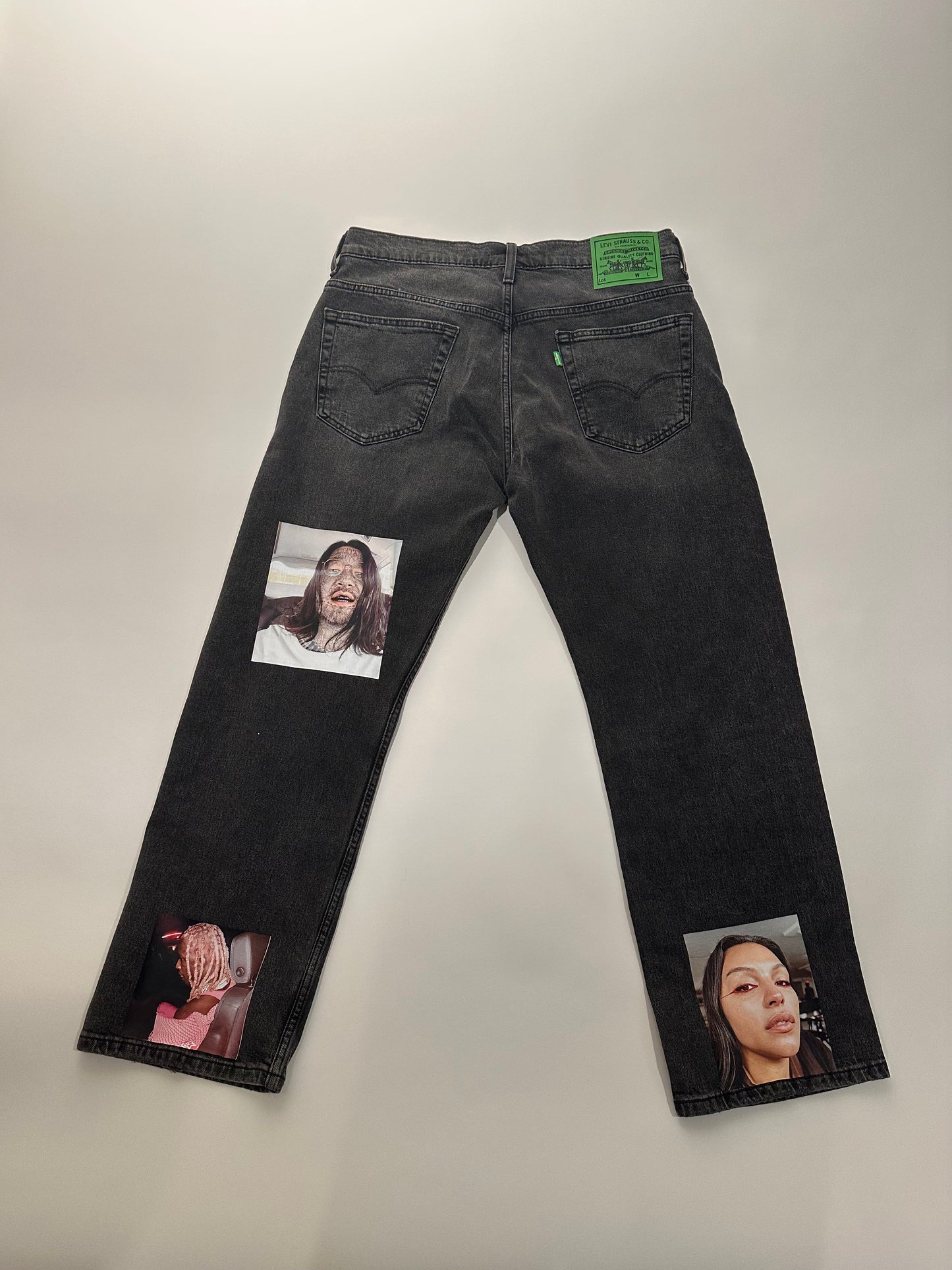 Trompe L'oeil Ripped Jeans